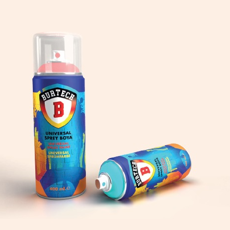 BURTECH 400 ML Universal RAL 7035 Açık Gri Sprey Boya