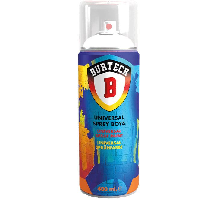 BURTECH 400 ML Universal RAL 9010 Mat Beyaz Sprey Boya
