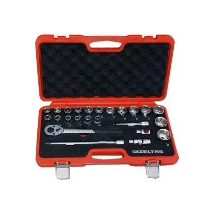 İZELTAŞ 1/2'' ALTI KÖŞE LOKMA ANAHTAR TAKIMI 24 PARÇA