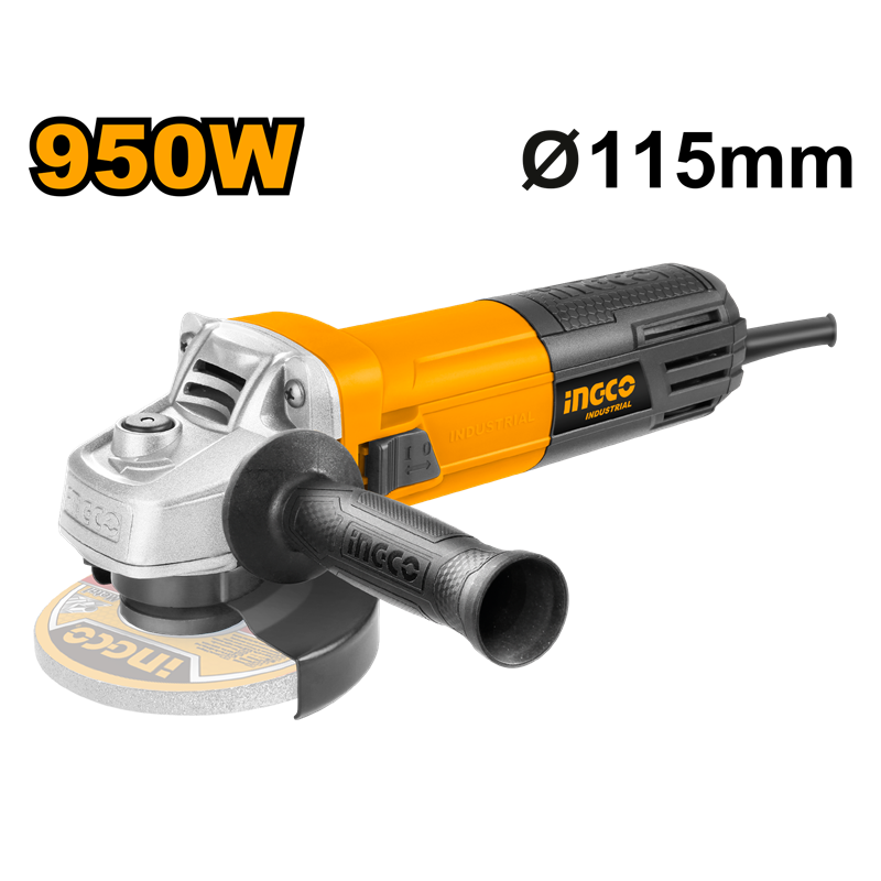 Endüstriyel Elektrikli Avuç Taşlama Makinesi 115 mm 950W