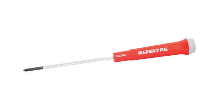 İZELTAŞ Elektronikçi Tip (Klemens) Yıldız Uçlu Tornavida 3×60 mm