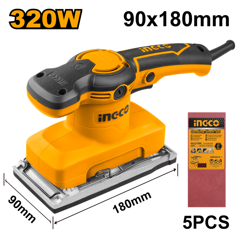 Endüstriyel Elektrikli Ekzantrik Zımpara 320W ING-FS3208