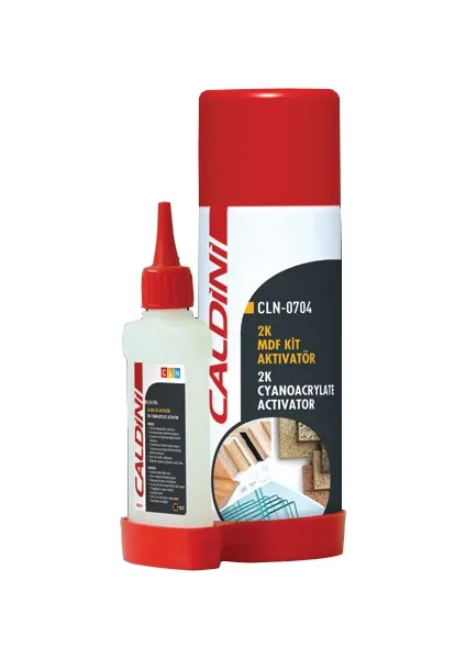 CALDİNİ 2k Mdf Kit Aktivatör hızlı Yapıştırıcı-400 Ml