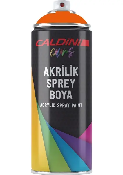 CALDİNİ 400 ML Universal Akrilik Fiat Traktör RAL 2004 Turuncu Sprey Boya