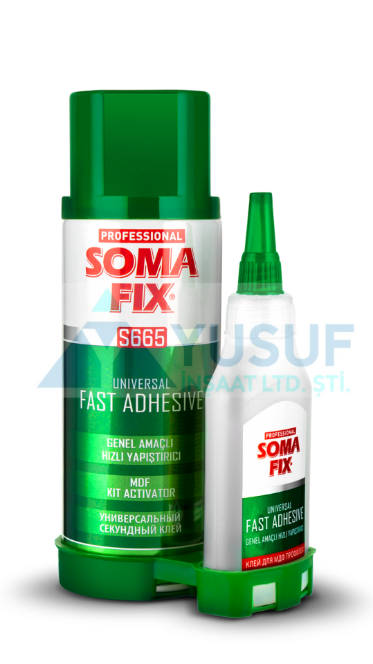Somafıx Büyük Boy Mdf Kit Hızlı Yapıştırıcı 400 Ml + 100 Gr