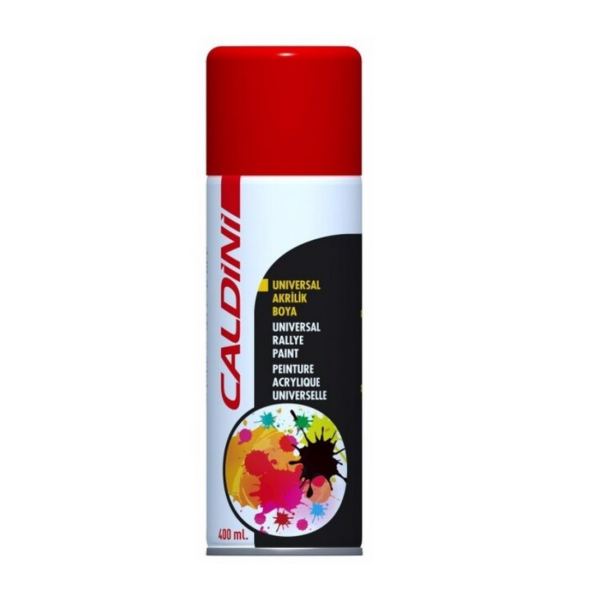 CALDİNİ Akrilik 400 ML Metalik Siyah Sprey Boya