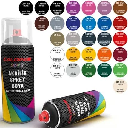 Burtech GER-87008 400 ml RAL 9301 Beyaz Eşya Beyazı Sprey Boya