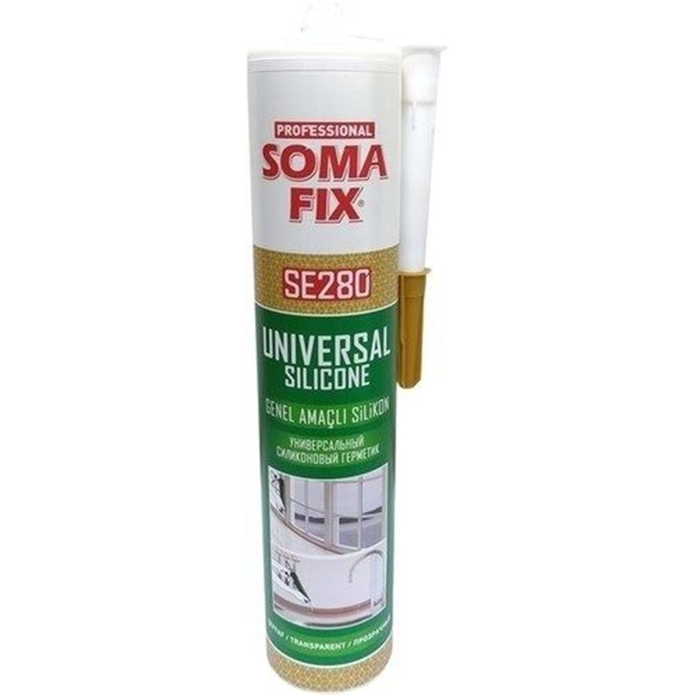 SOMAFİX 280 gr Genel Amaçlı Şeffaf Silikon