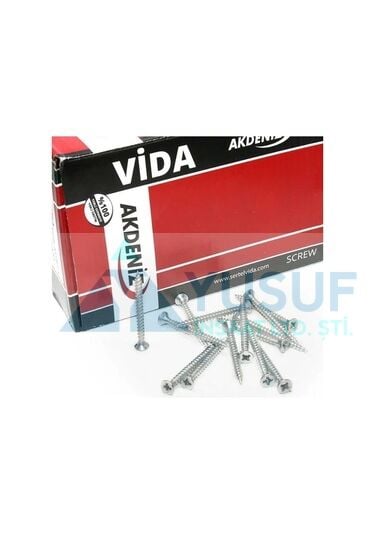 AKDENİZ YHB MUV Vida Kutulu 4,8 x 32 Çinko