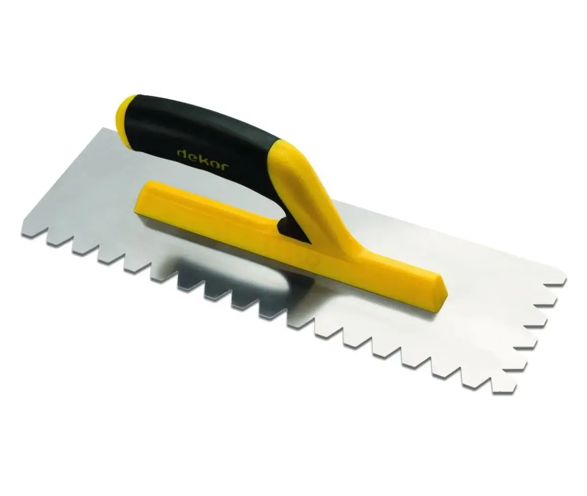 HASSAN DEKOR Mantolama Malası Açık Plastik Saplı Yay Çeliği 35 cm