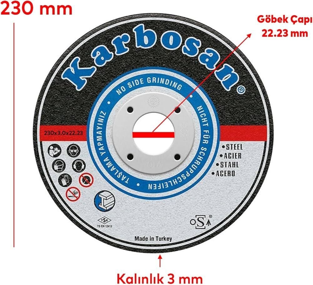 KARBOSAN KESİCİ DÜZ