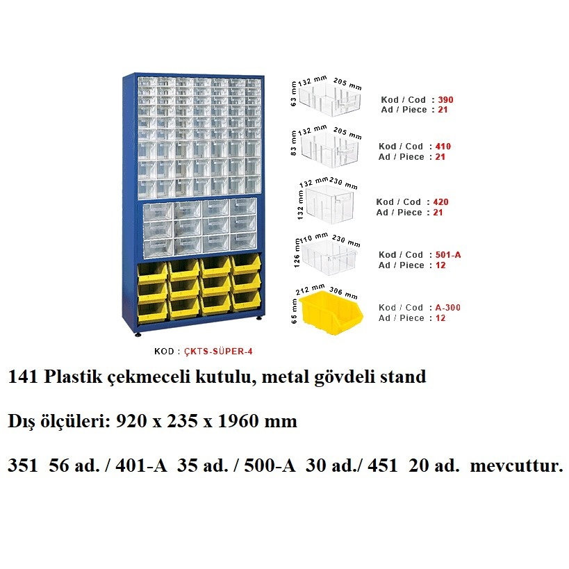 Hipaş ÇKTS-Süper 4 – 87 Çekmeceli