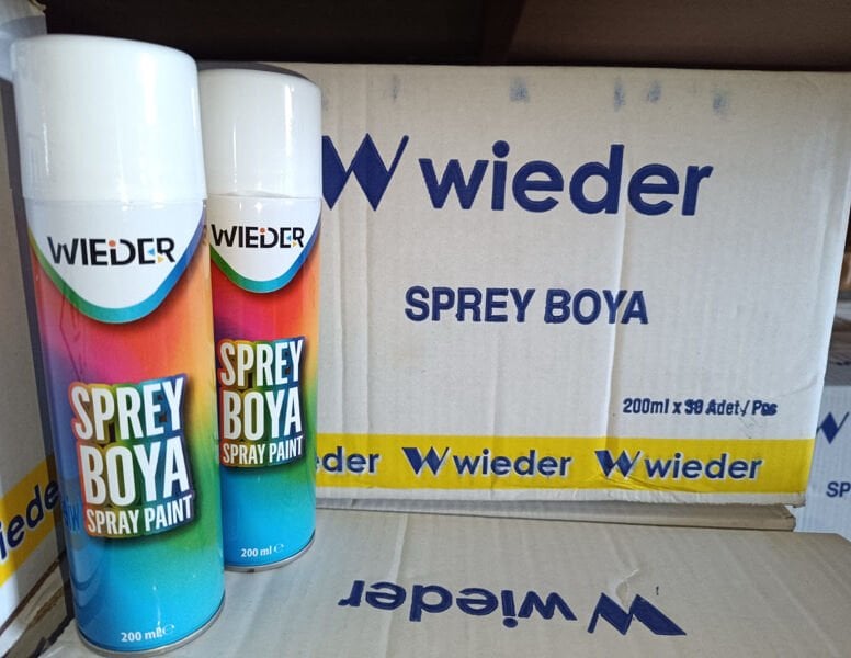 WİEDER Sprey Boya 200 ml (Beyaz)