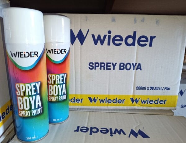 WİEDER Sprey Boya 200 ml (Beyaz)