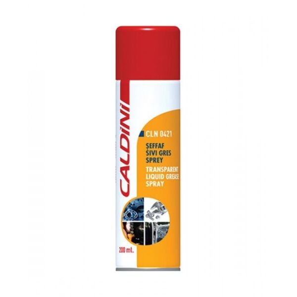 CLN.00421 Caldini 200 ml Şeffaf Sıvı Gres Sprey
