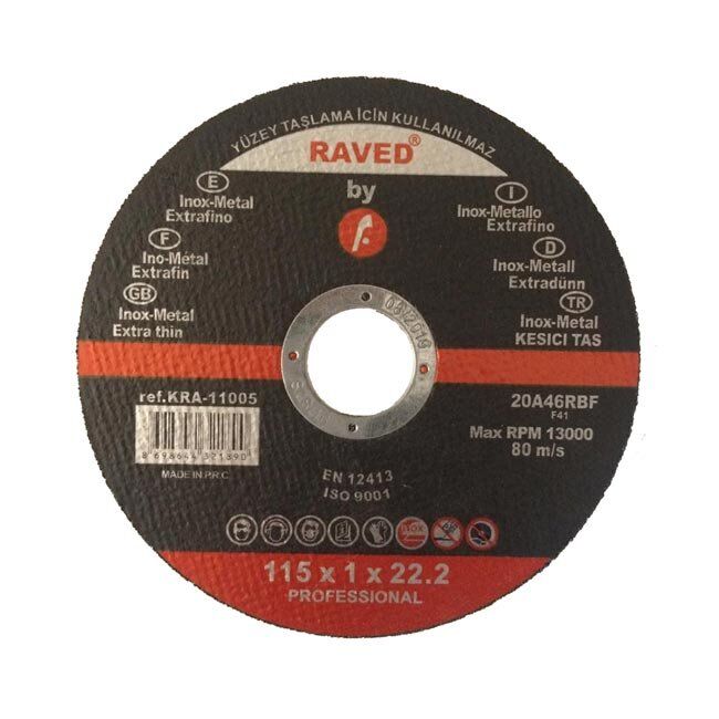 İNOX Kesici Disk 115×1×22,2