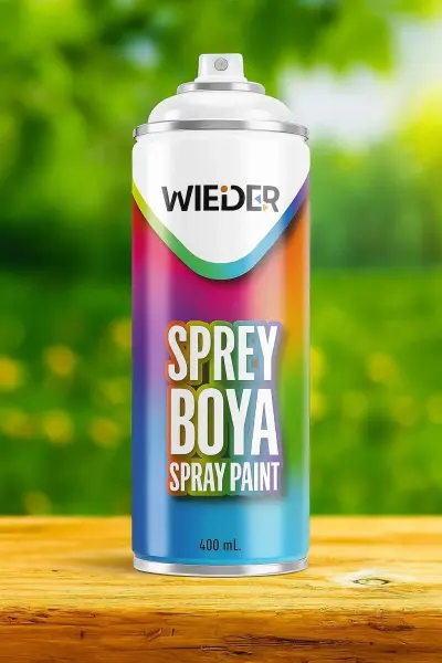 Wieder Siyah Sprey Boya 200 ml