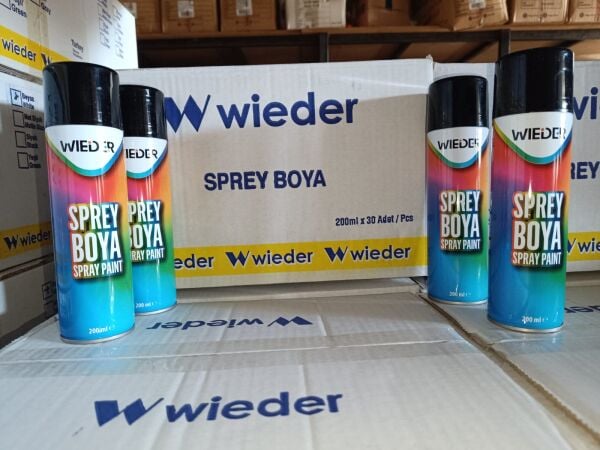 Wieder Siyah Sprey Boya 200 ml