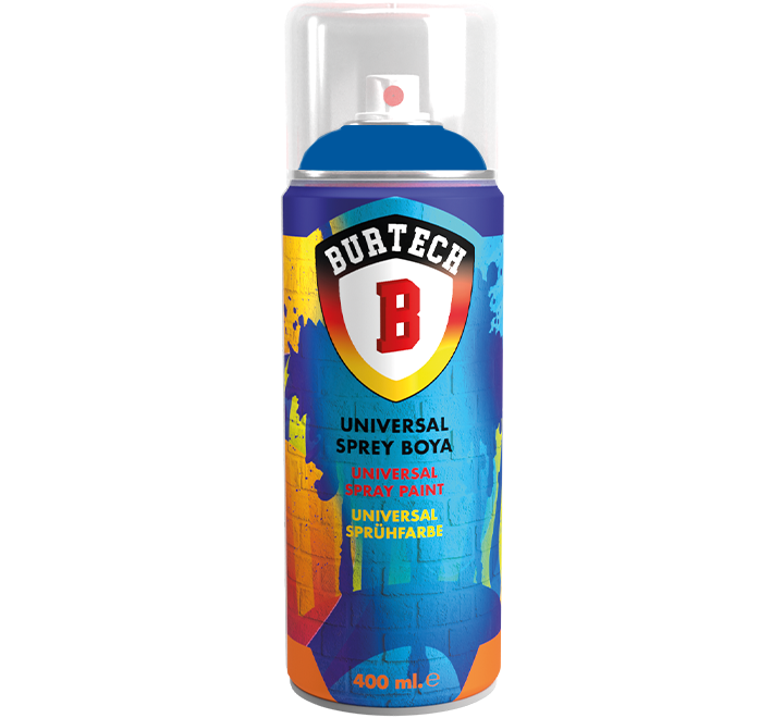 BURTECH Üniversal 400 ml RAL5017 Trafik Mavi Sprey Boya
