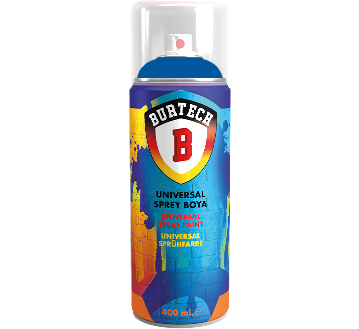 BURTECH Üniversal 400 ml RAL5017 Trafik Mavi Sprey Boya
