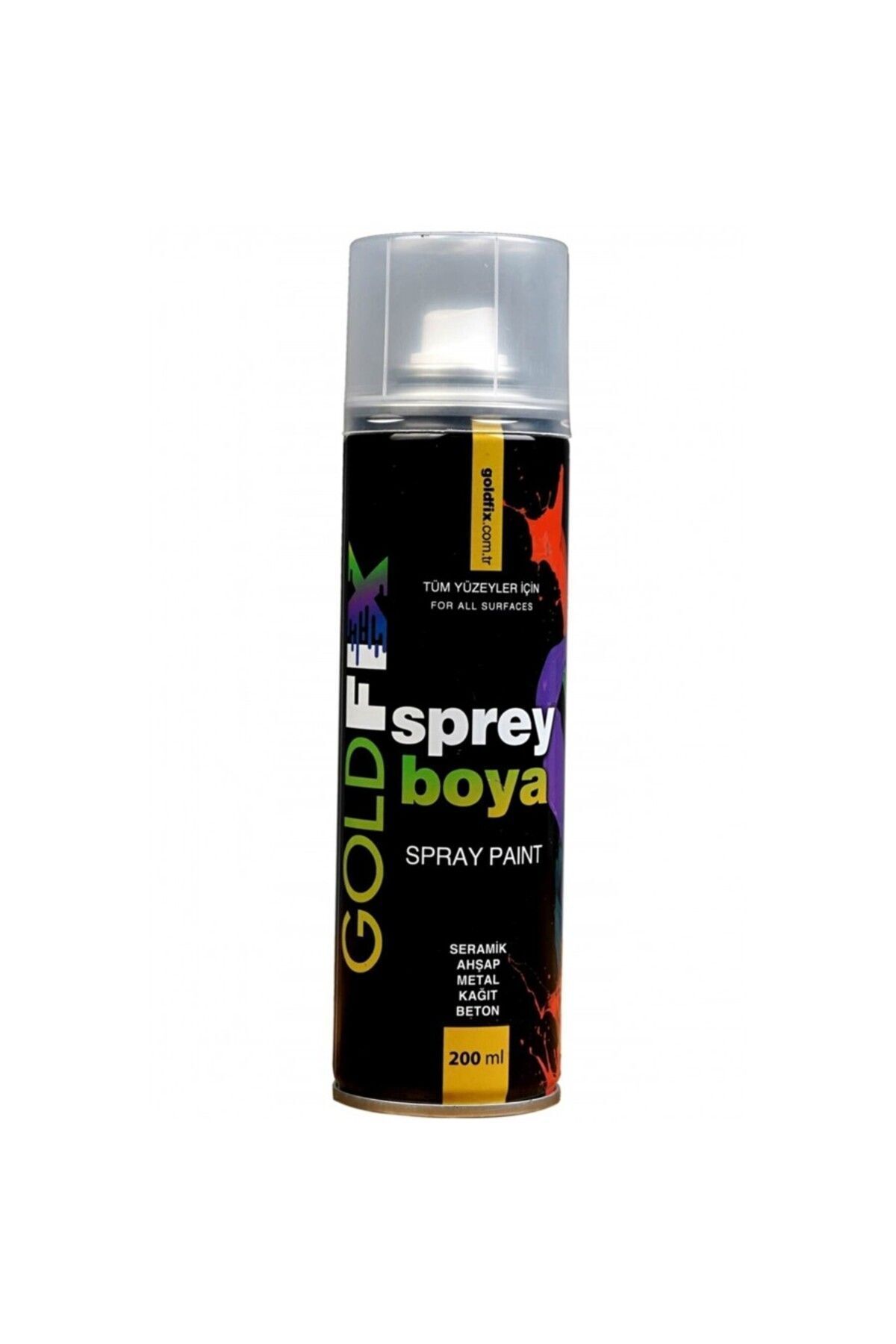 GOLDFİX SPREY BOYA 200 ML-METALİK GRİ