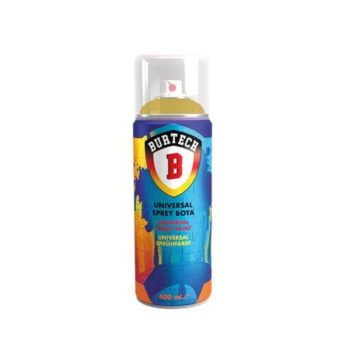 BURTECH Üniversal 400 ml RAL1023 Trafik Sarı Sprey Boya
