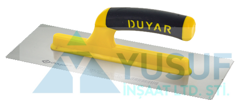 Duyar Marley Malası Açık Plastik Saplı 2x3,6 Diş 30 Cm