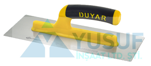 Duyar Marley Malası Açık Plastik Saplı 2x3,6 Diş 30 Cm