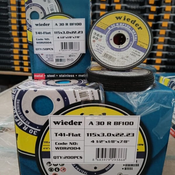 Wieder Metal Kesici Taş 115 × 3 mm