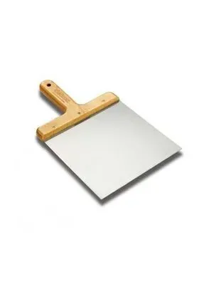 HASSAN DEKOR MACUN SPATULASI AHŞAP SAPLI YAY ÇELİĞİ 18 CM