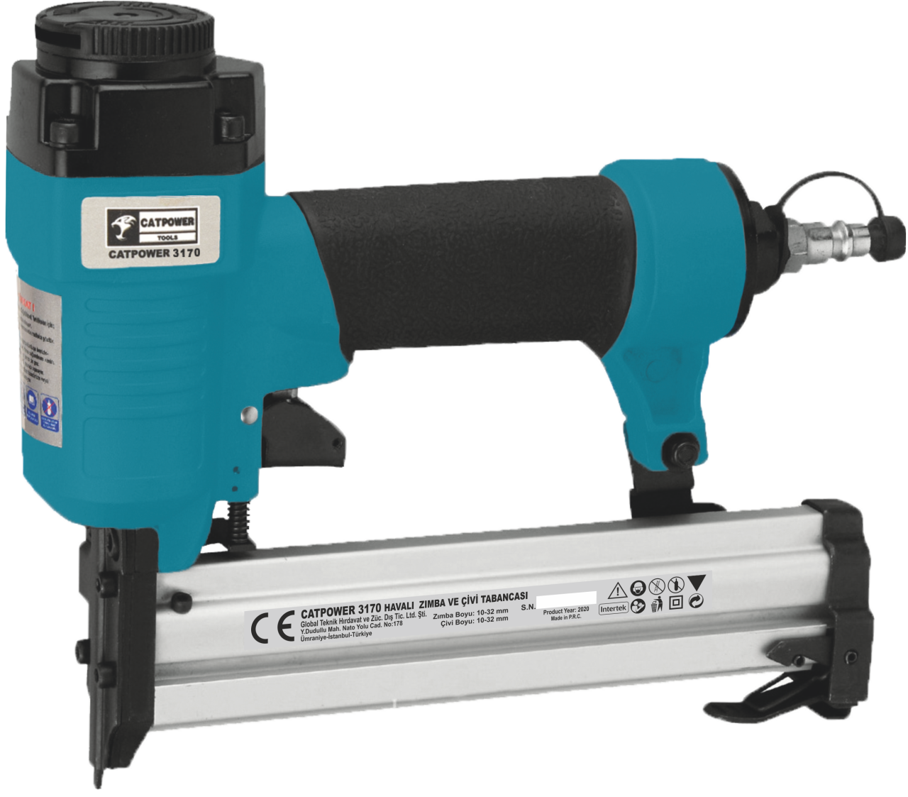CATPOWER 3170 Havalı Zımba ve Çivi Tabancası 10-32 mm