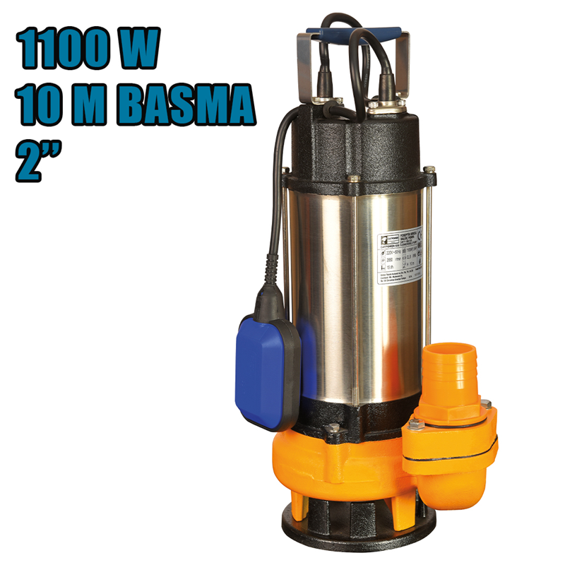 CATPOWER-630 Foseptik Parçalayıcı Bıçaklı Dalgıç Pompa (1100W)