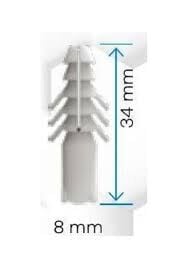 MADE Standart Dübel 8 mm 500’lü Paket