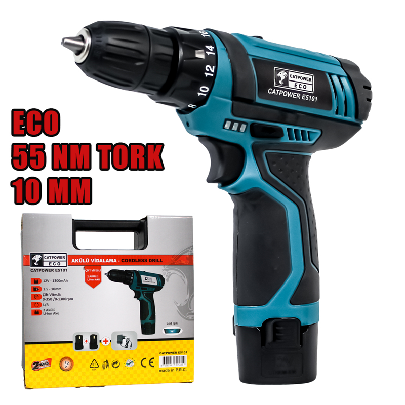 CATPOWER E5101 12V Akülü Vidalama