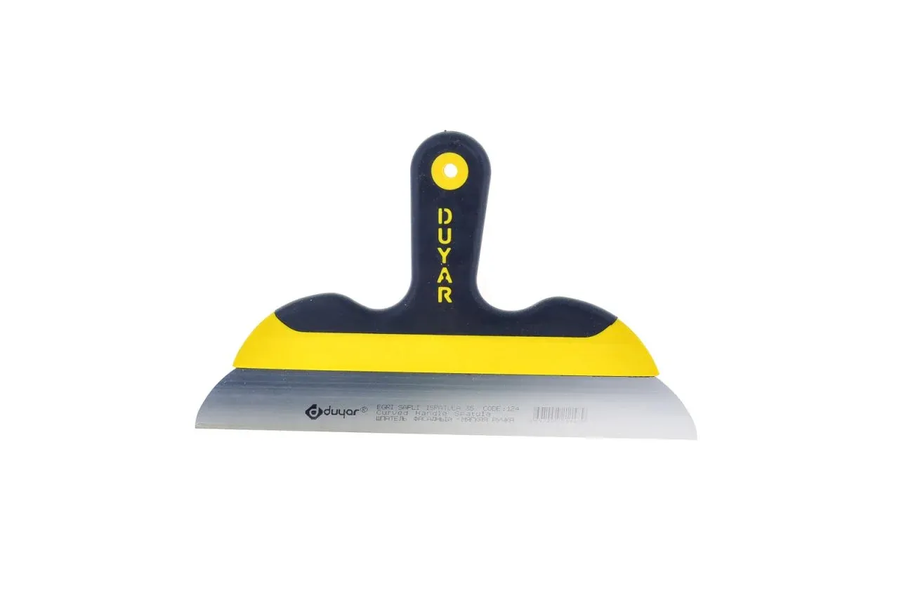 Duyar Eğri Saplı spatula Plastik Sap 25 Cm