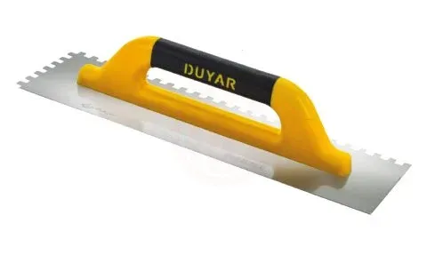 DUYAR Seramik Malası Kapalı Plastik Saplı 15x15 - 40 cm