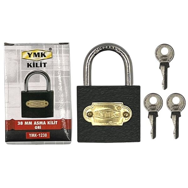 YMk 38 mm Gri Döküm Asma Kilit