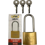 Ymk 38 mm Sarı Boyalı Uzun Kancalı Döküm Asma Kilit