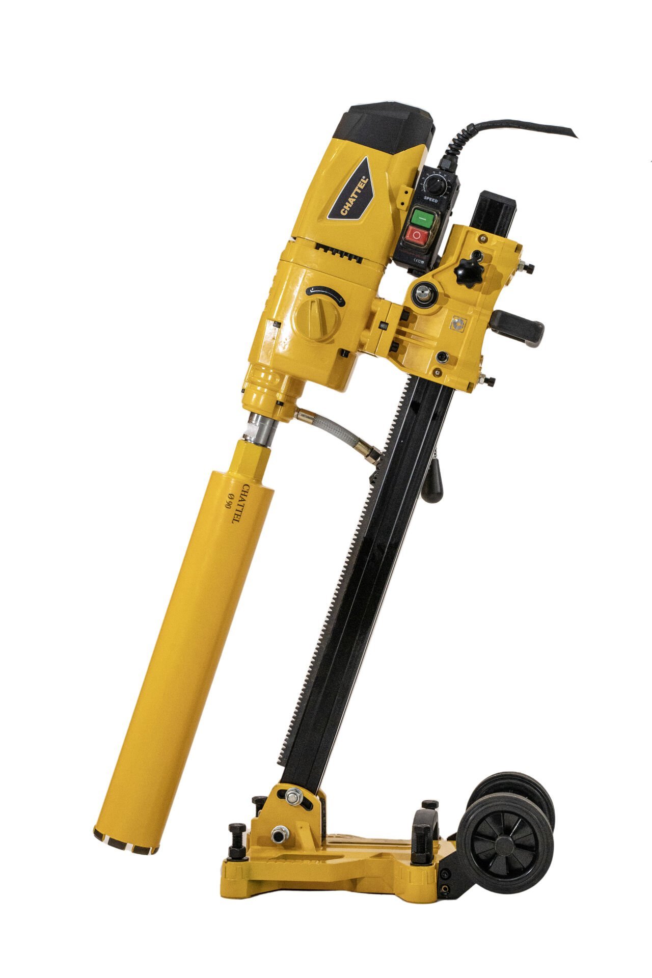 Chattel Karot Makinası – 4880 W, 0-255 mm Delme Çapı