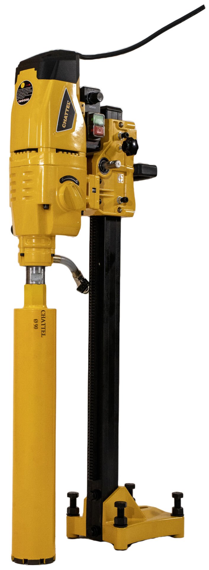 Chattel Karot Makinası (Standart) – 4880 W, 0-255 mm Delme Çapı