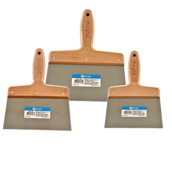 DUYAR:135 Duyar Finish Alçı Ispatula Ahşap Sap Yay Çeliği – Hassas Uygulama