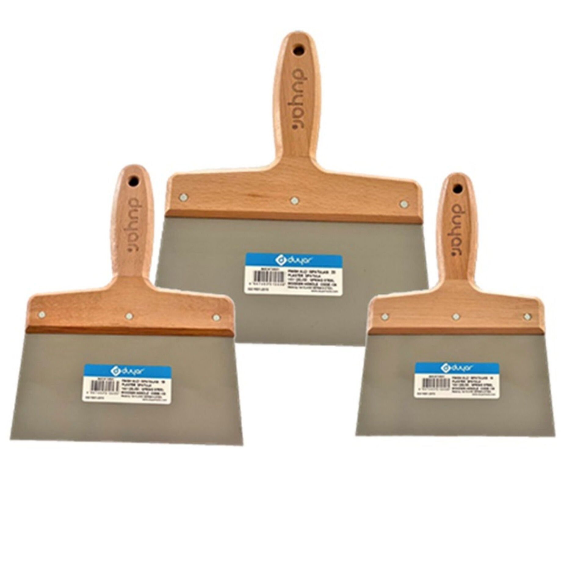 DUYAR:136 Finish Alçı Ispatula Ahşap Sap Yay Çeliği – Kaliteli İşçilik