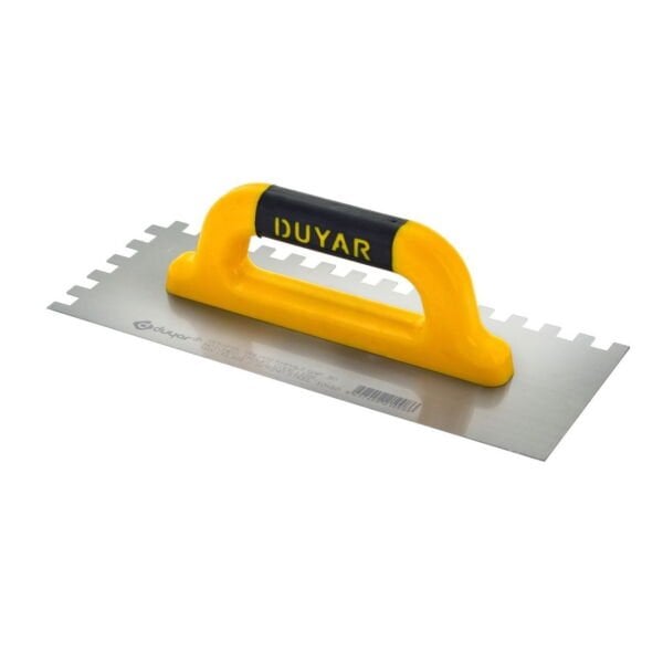 DUYAR:435 Seramik Malası Kapalı Plastik Saplı 12x12 Diş 40 cm – Uzun Ömürlü