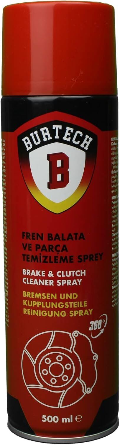 BURTECH 500 ML FREN BALATA VE PARÇA TEMİZLEME SPREY